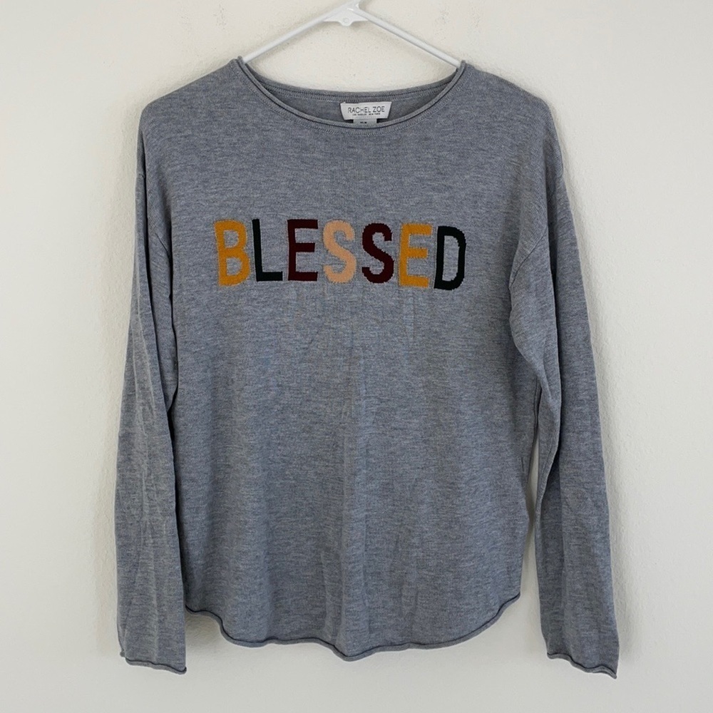 Rachel Zoe BLESSED Pullover Cashmere Blend Sweater